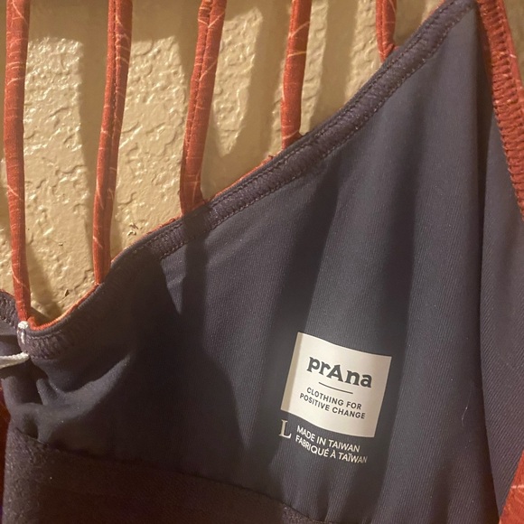 Prana Strappy Athletic Dress in Deep Rust - Picture 5 of 5